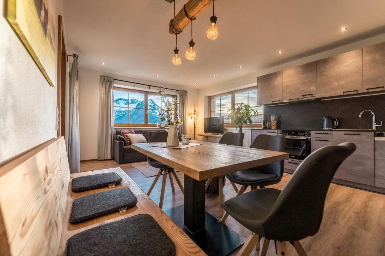Bio Bauernhof Oberhinterberg Appartement アンベルク・イム・ランマータール エクステリア 写真