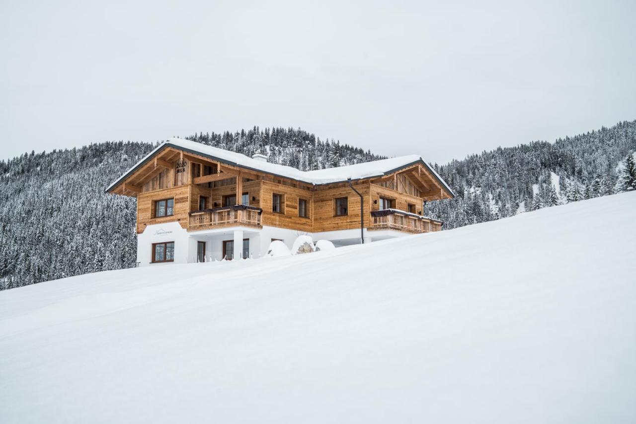 Bio Bauernhof Oberhinterberg Appartement アンベルク・イム・ランマータール エクステリア 写真